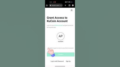Apollobot API bind to Kucoin Exchange