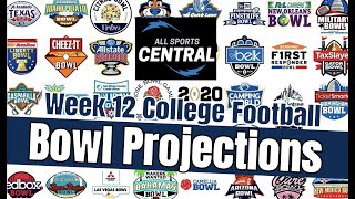 2021 College Football Week 12 Bowl Projections