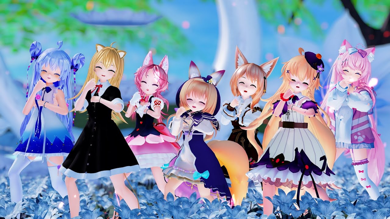 【MMD】7人で『No.1』ステラちゃん&リンちゃん&クコちゃん&ユノアさん＆るるどらいおんちゃん＆櫻歌ミコちゃん&キツネノボタンちゃん