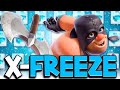 TROLLING ON TOP LADDER WITH *X-FREEZE* 🤣 - Clash Royale