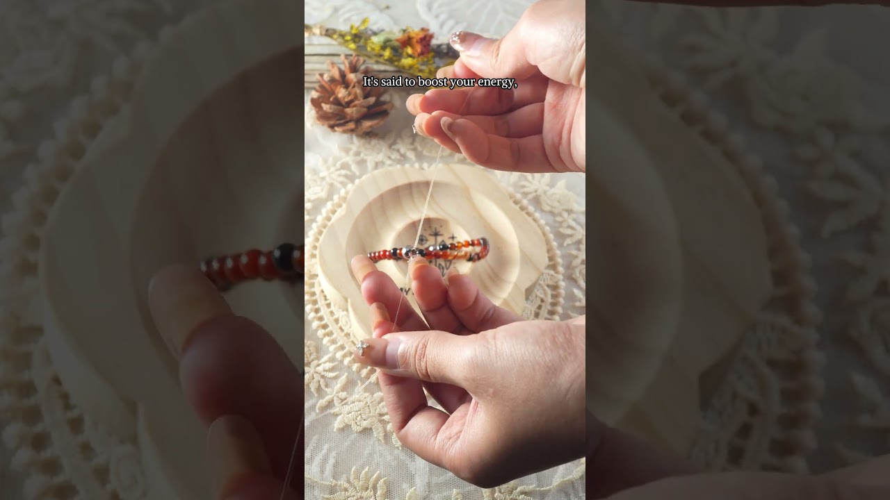 Why You NEED This Flower Red Agate Bracelet: Balance Emotions & Boost Energy 