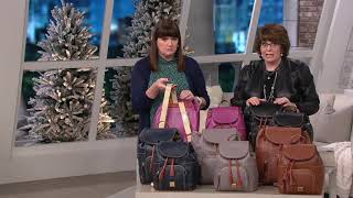Dooney & Bourke Smooth Leather Medium or Large Backpack - Murphy on QVC