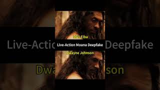 Idris Elba VS Dwayne Johnson, who's a better fit to play Moana Maui? #shorts