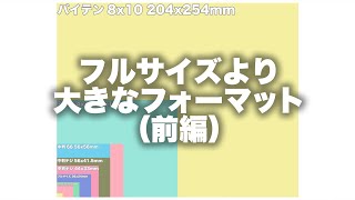 【センサーサイズ 】センサー、フィルムサイズの違いについて。バイテン〜中判デジまで。(前編)