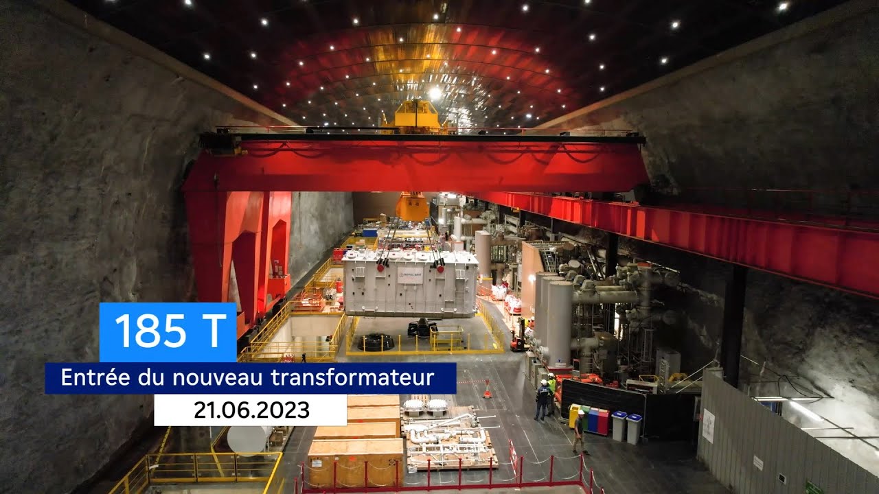 Nouveau transformateur à l'usine de Montézic - EDF Hydro