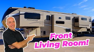 Front Living Room Luxury Fifth Wheel! | 2023 Jayco Pinnacle 38FLGS screenshot 5