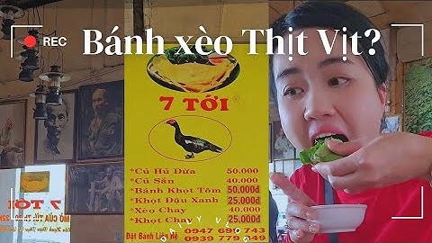 Bánh Xèo Thịt Vịt 7 Tới I ĐỘC LẠ CẦN THƠ