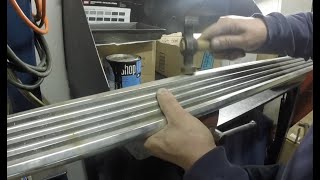 1966 Ford Galaxie 500 convertible restoration part 147 straightening molding painting fastners