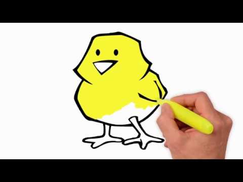 coloring pageshow to draw chick  how to draw a chibi baby chick  easy  things to draw  fun2draw