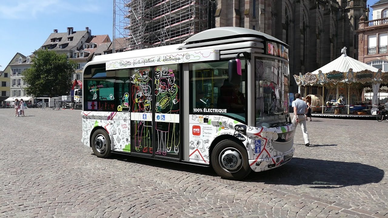 Navette électrique Mulhouse le trajet.