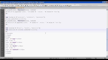 Tutorial jQuery 18 - Manejar arrays (pop, push, shift, unshift, indexOf, ...)
