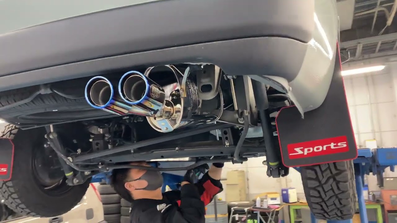 TOYOTA Pro Boxに柿本マフラーをつけました。