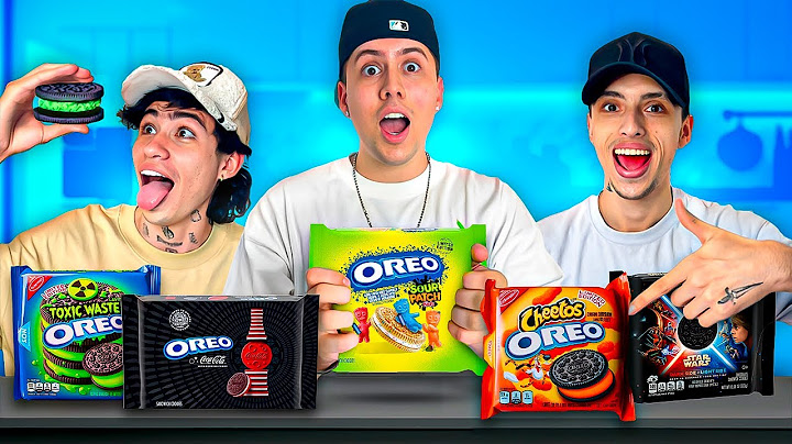 PROBAMOS LAS OREO MÁS RARAS DEL MUNDO😱 ft Andy y Hitboy