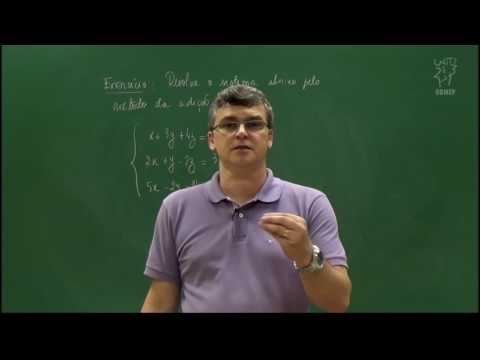Métodos de solução de um sistema linear