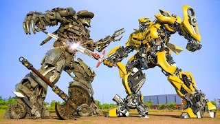 Transformers The Last Of Knight - Bumblebee vs Megatron Final Fight | หนังใหม่ 2024 [HD]