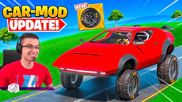 Nick Eh 30 reacts to MODDED CARS in Fortnite!