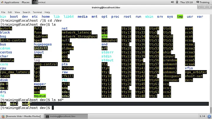 03 demonstating proc, sys, dev, udev and dbus