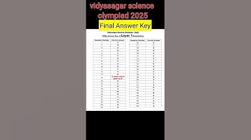 vso final answer keys #scholarship #class9th #olympiadexam #sciencecompetition