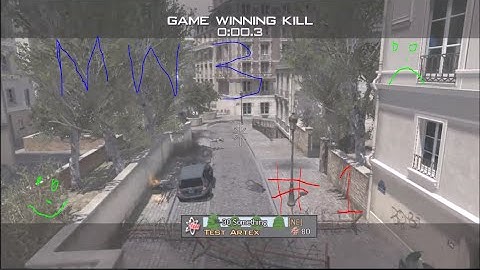 MW3 Out of Map Trickshotting #1 (2 Hitmarkers and a Shot)