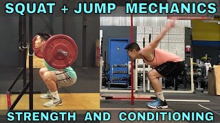 SQUAT + JUMP MECHANICS | Strength & Conditioning