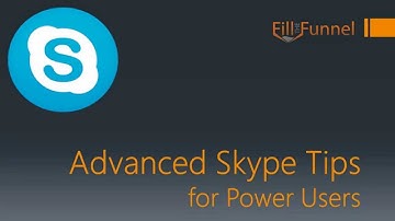Skype Power Tips