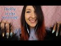 Asmr  fluffy time  soft relaxing scalp massage w fluffy mic covers 