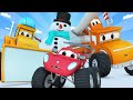 WINTER - Schneemann und eiskaltes Auto! | Maverick Monsterstadt | Car City World App