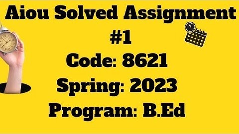 Code 8621|AIOU solved Assignment#1|Broadcast Media |aiou |B.ed|spring 2023