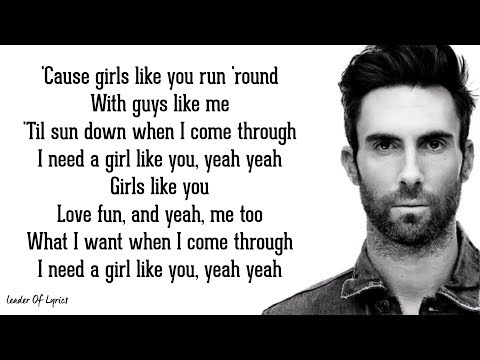 Maroon 5 - GIRLS LIKE YOU (Lyrics) ft. Cardi B