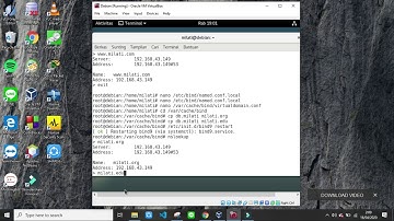 Konfigurasi DNS Server, Web Server, Mail Server on Debian