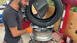 Mounting Low Profile Tires NO SPECIAL TOOLS