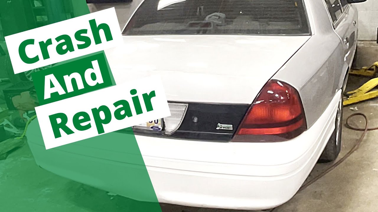 From Crash To Repair. How I Fixed My Rear Ended Car For Free!!! - YouTube
