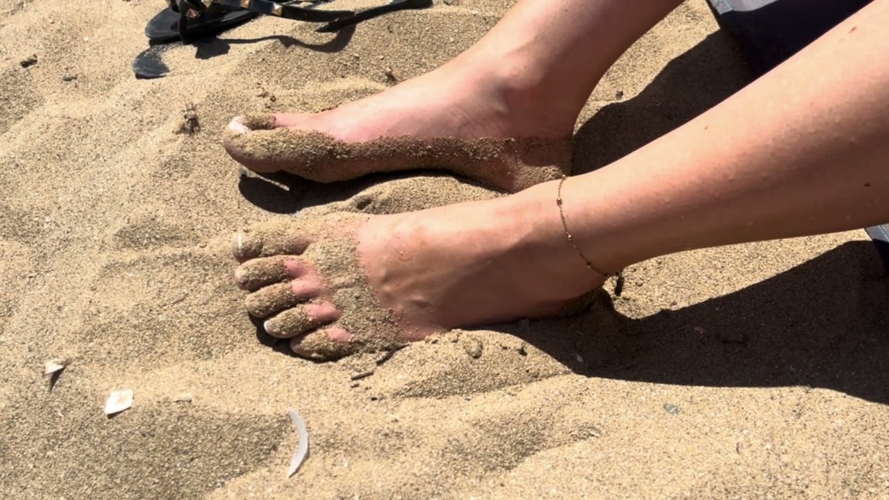 Barefoot Beach Challenge | Fun Public Foot Adventure in Ibiza 👣