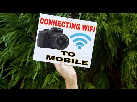 How to Connect Canon Wifi to smartphone || Canon 1300D wifi connect