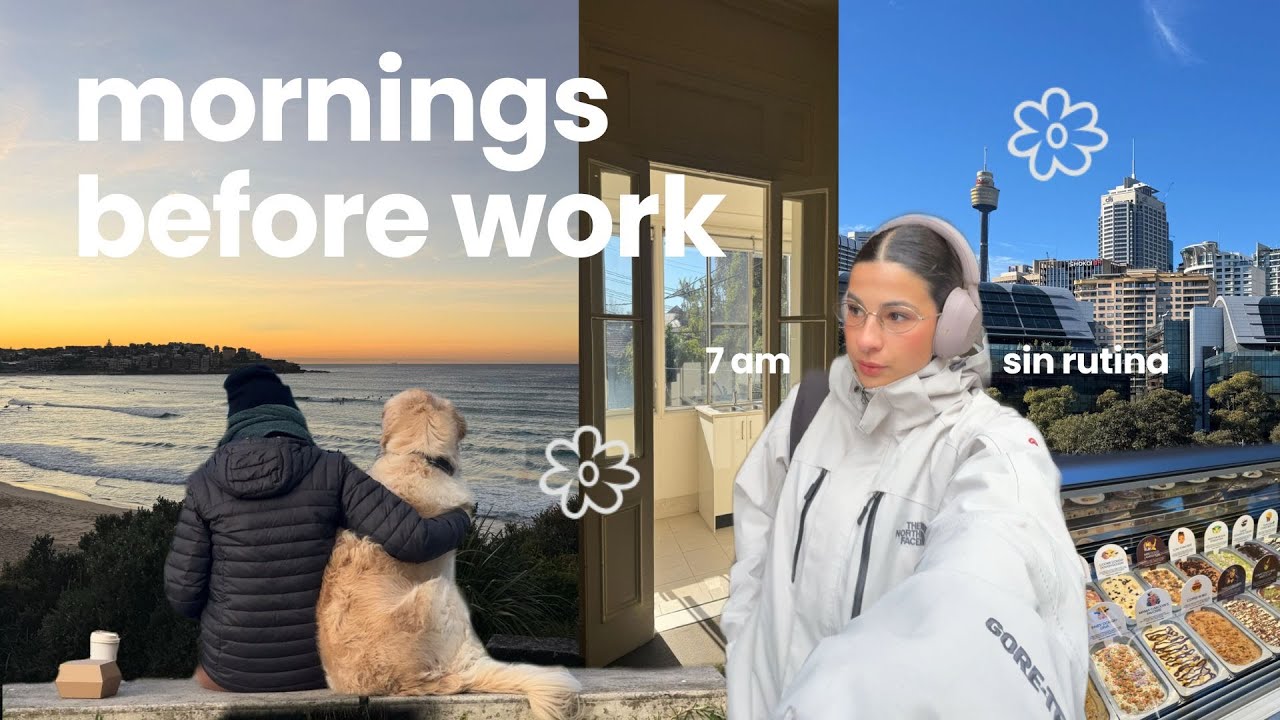 Mis mañanas antes de trabajar ✩ ₊˚ a 7am vlog