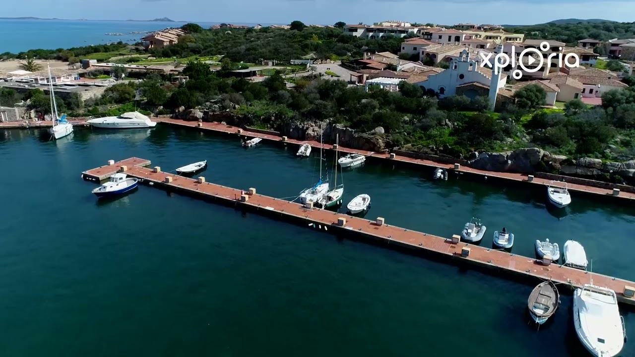 Marinella marina, Sardinia, Italy 2018.03 aerial video