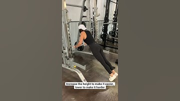 Smith Machine Push Ups