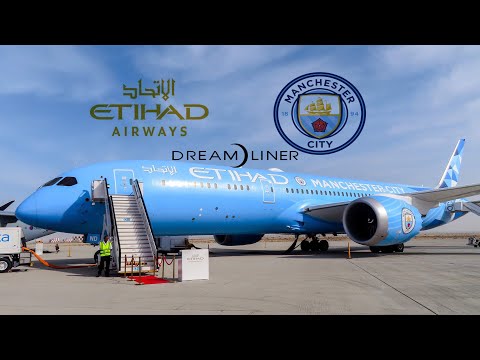 Etihad Airways 787 Manchester City Livery | Boeing 787-9 Dremaliner | Aircraft Presentation