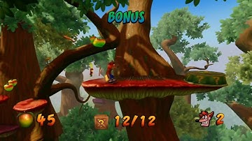 Crash Bandicoot 2 Walkthrough - Warp Room 3: Plant Food