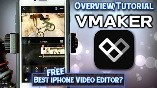 VMaker App - Overview & Tutorial - Best FREE iPhone Video Editing App 2020?! screenshot 2