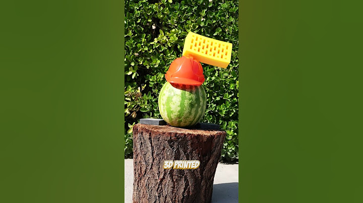 3D Printed Brick vs Real
