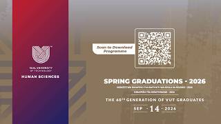 VUT Spring Graduations 2026 | Human Sciences | Afternoon Session | LIVE