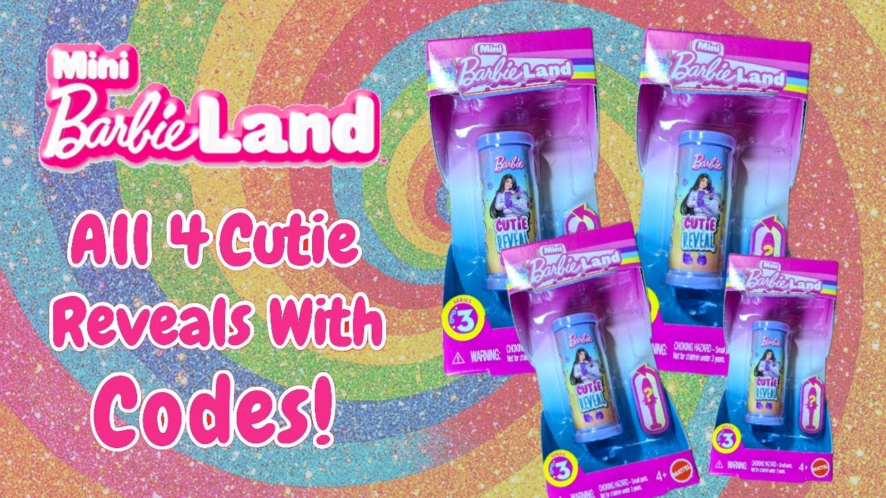 Even Tinier Pieces | Cutie Reveal Mini Barbies and their codes! | Mini ...