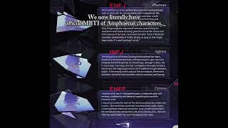 Amphoreus characters MBTI || #genshinimpact #hsr