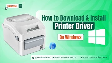 1. How to Download and Install Grozziie Printer Driver on Windows | Setup & Print Guide | Tutorial