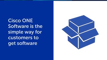 Cisco ONE Software Explained by Logicom Distribution
