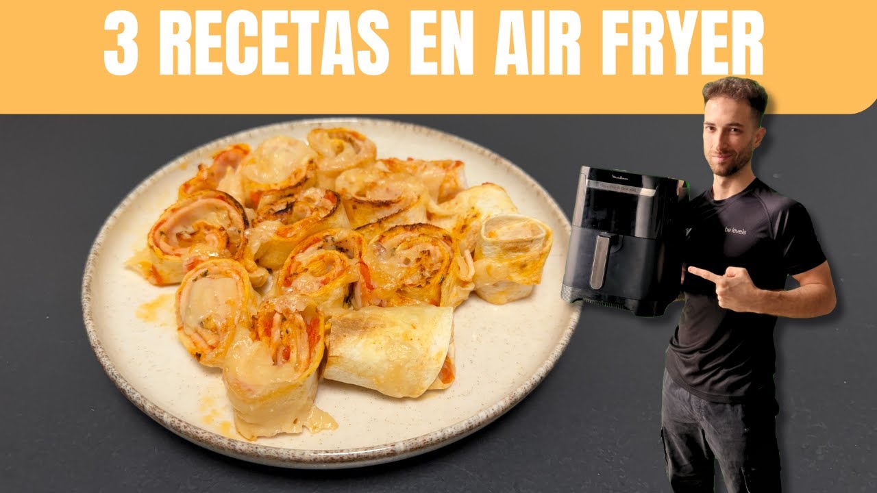 3 RECETAS en AIR FRYER que te Ayudan a Perder GRASA
