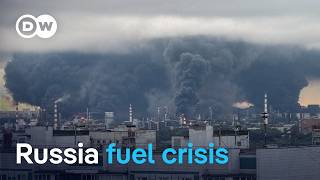 Putin admits to a fuel crisis that could endanger Russia's defenses | DW News