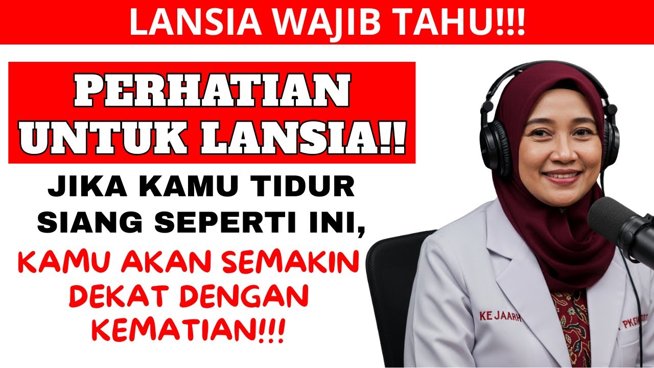 STOP‼️ 5 Kesalahan Tidur Siang Setelah Usia 60 Tahun yang Diam-Diam Bisa Memperpendek Usia Anda