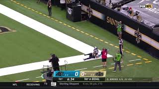 Jared Cook Bobbles the Ball and Catches the Pass for a TD! || Week 7 2020
